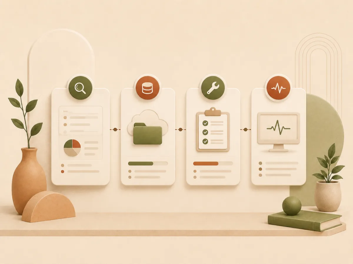 Illustration d'une boutique e-commerce connectée au paiement, au stock et au pilotage commercial.
